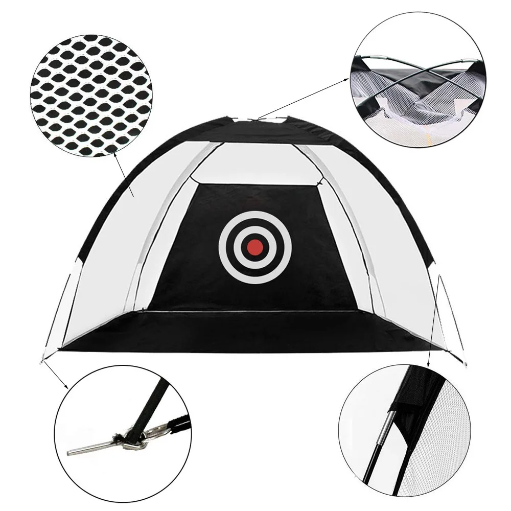 Satin Al 2M Golf Pratik Net Golf Isabet Kafes Kapalı Açık Bahçe Otlak Uygulama çadırı Golf Eğitim Ev Spor Ekipmanı