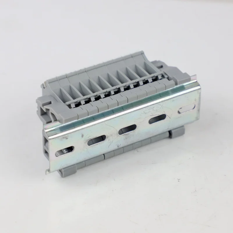 5/10/20 positions UK5N UK series DIN Rail Terminal block kit Screw Clamp strip combination wire connector set 4MM2 | Обустройство