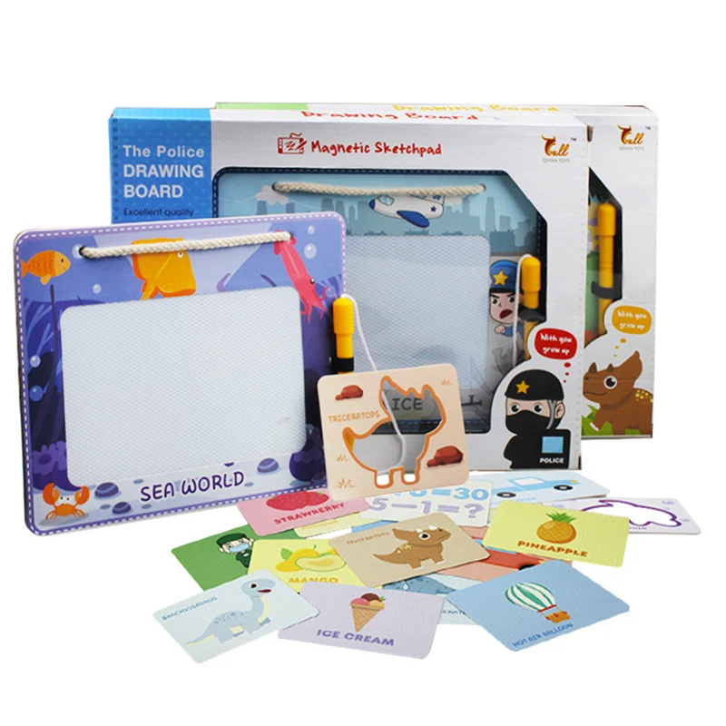 

Multiplayer portable magnetic drawing board children's writing board graffiti board educational toys drawing toys