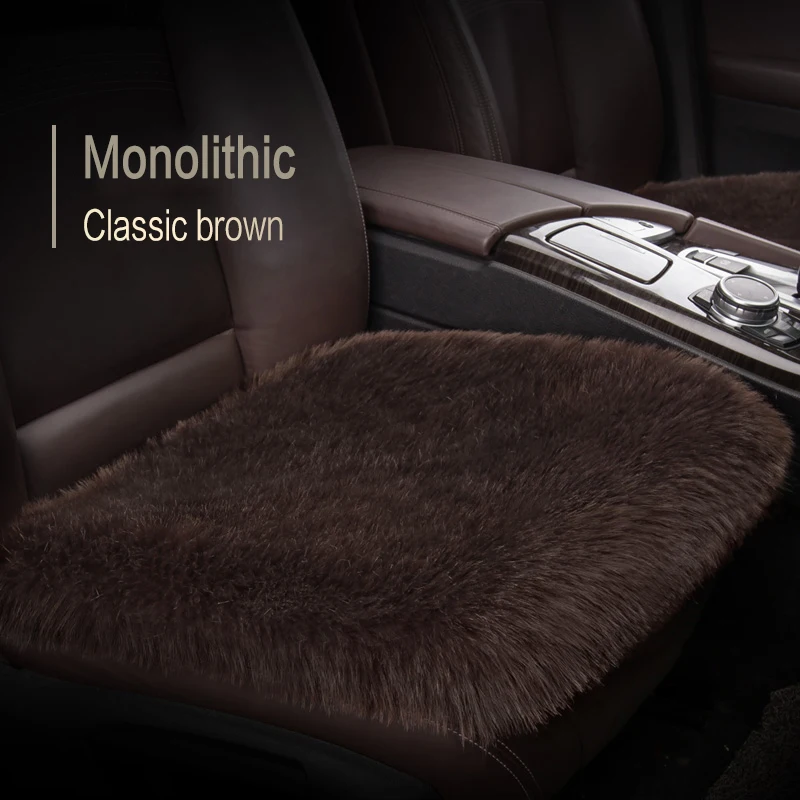 Чистая красная ins пассажирское автомобильное сиденье зимнее длинное плюшевое