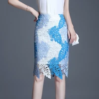 2022 new fashion summer women lace short skirts midi slim office bodycon pencil elegant female skirt xs 3xl