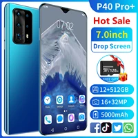 global version 7 0 inch big screen 5g smartphone with 12gb512gb large memory for huawei p40 pro cellphone samsung mobile phone