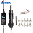 Портативная паяльная станция 110 В220 В 8858, пистолет горячего воздуха, интеллектуальный цифровой термостат с микрокомпьютером, инструмент для ремонта