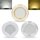 Светодиодный потолочный светильник, 220 В переменного тока, 5 Вт, 9 Вт, 12 Вт, 15 Вт, 18 Вт, встраиваемый круглый светодиодный потолочный светильник, 230 В переменного тока, 240 в, внутреннее освещение, теплый белый, холодный белый