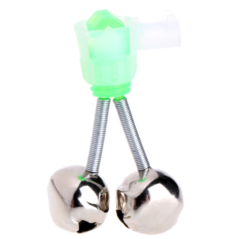 Удочка Полюс зажим сигнализации колокольчик двойное кольцо укуса приманки