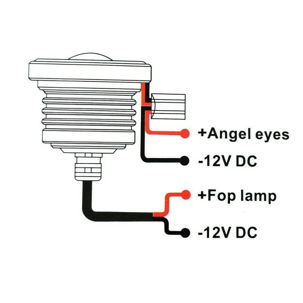 

RGB Fog Light Replacement Universal 2pcs White 3inch Accessory Angel Eyes Changeable