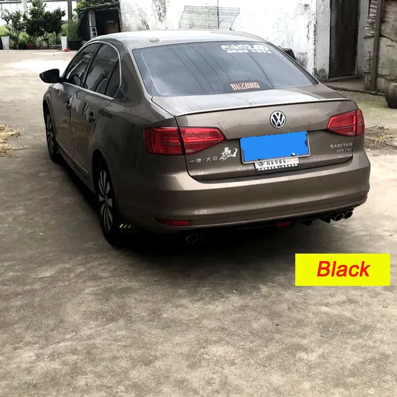Задний бампер диффузор защитные бамперы для vwJetta- диффузор, губа на задний бампер украшение опорная пластина бампер крышка