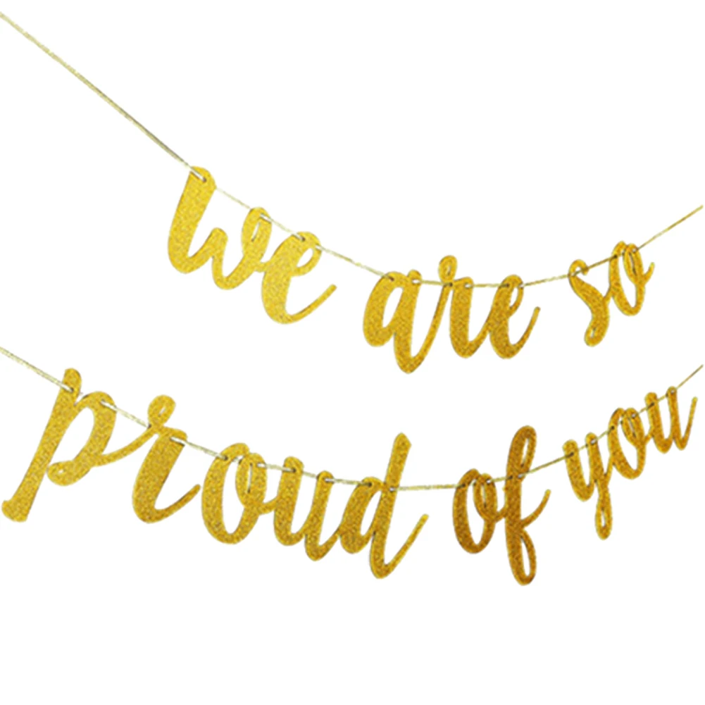 Декор для дома школы вечеринки простой в установке баннер на выпускной мы очень