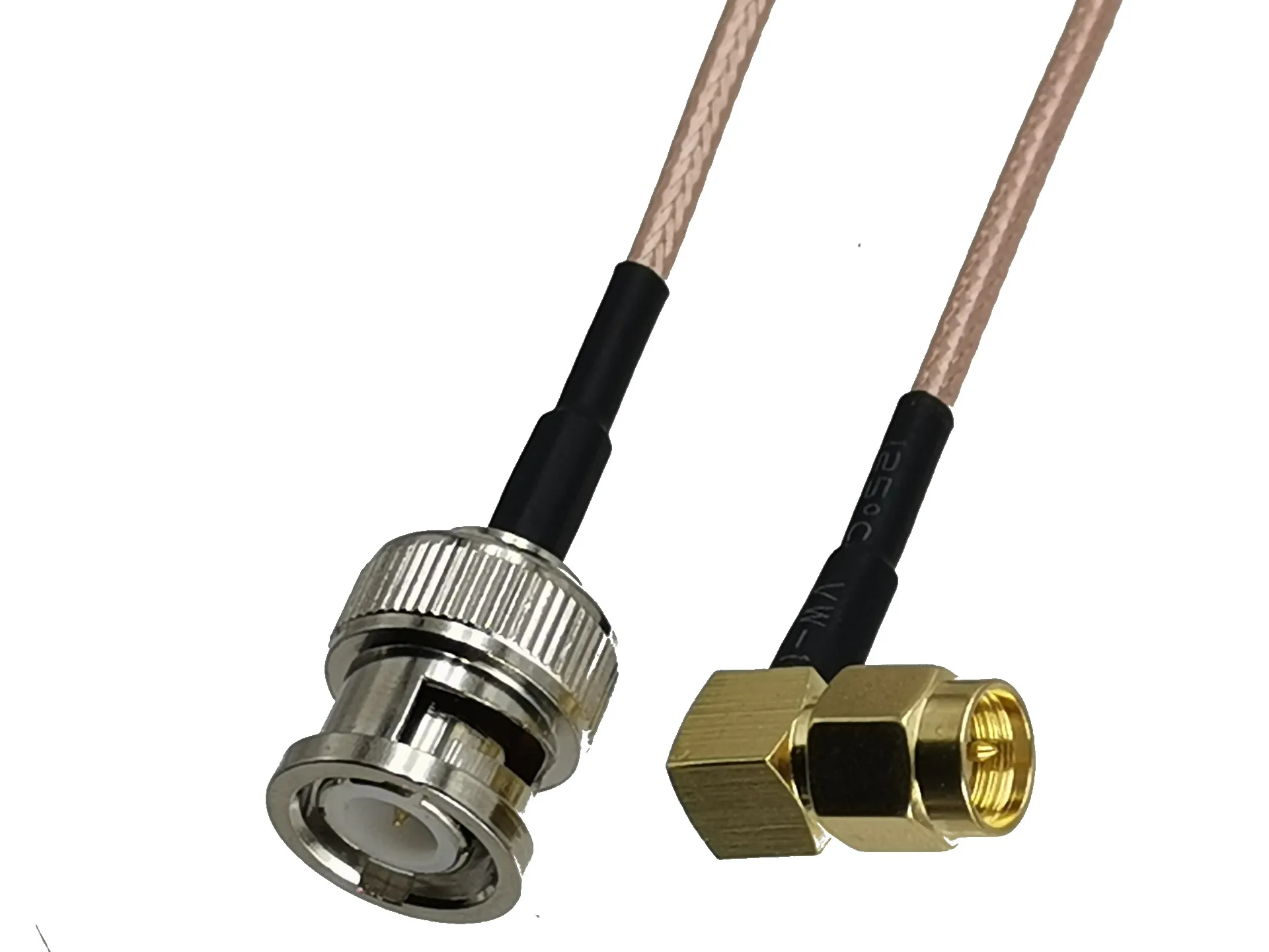 

1pcs RG316 SMA Male Plug Right Angle to BNC Male Plug Straight RF Coaxial Connector Pigtail Jumper Cable New 4inch~5M