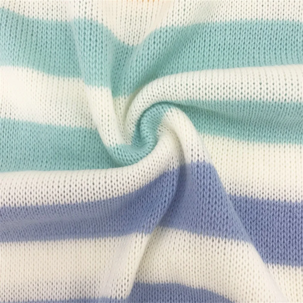 

Autumn Sweater Women Patchwork Rainbow Color Striped Long Sleeve Casual Streetwear Pullover O Neck Loose Knitted Fashion Topy