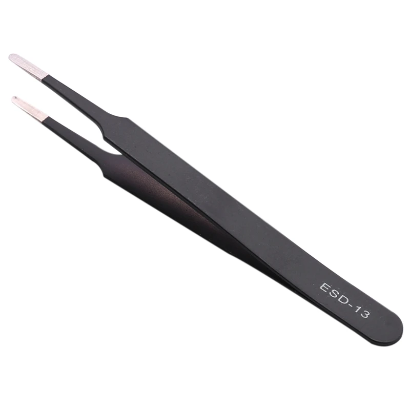 

9 Pcs Tweezers Set Stainless Steel Anti-Static Precision Tweezers for Electronic Mobile Phone Repair Tools Hand Tools