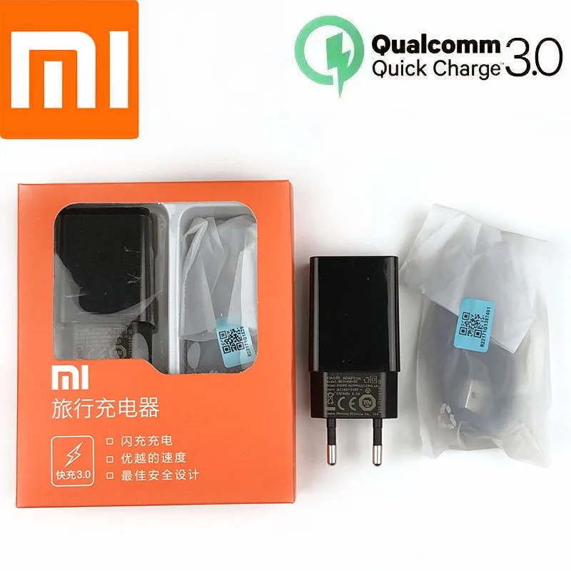 Оригинальное быстрое зарядное устройство Xiaomi QC 3 0 12 в 1. Usb кабель для быстрой