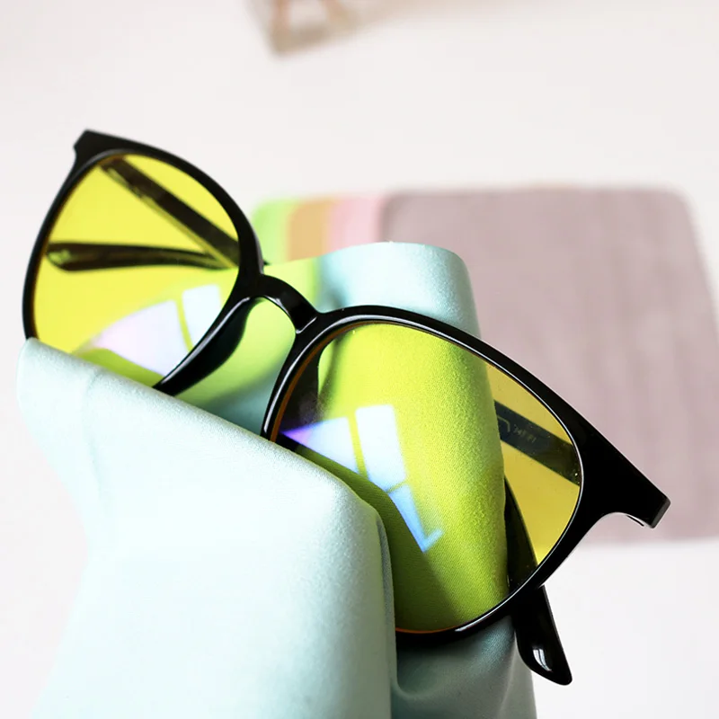 5 шт цветные однотонные высококачественные очки из сверхтонкого волокна для