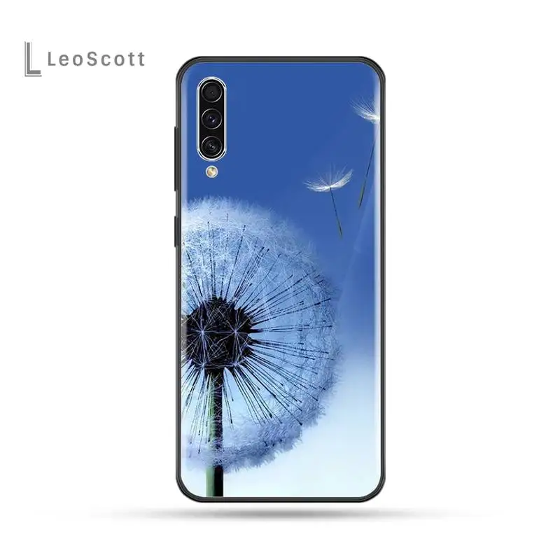 

flower Dandelion Ink Drawing Phone Case For Samsung Galaxy M10 20 30 A 40 50 70 71 6S A2 A6 A9 2018 J7 CORE PLUS STAR S10 5G C8