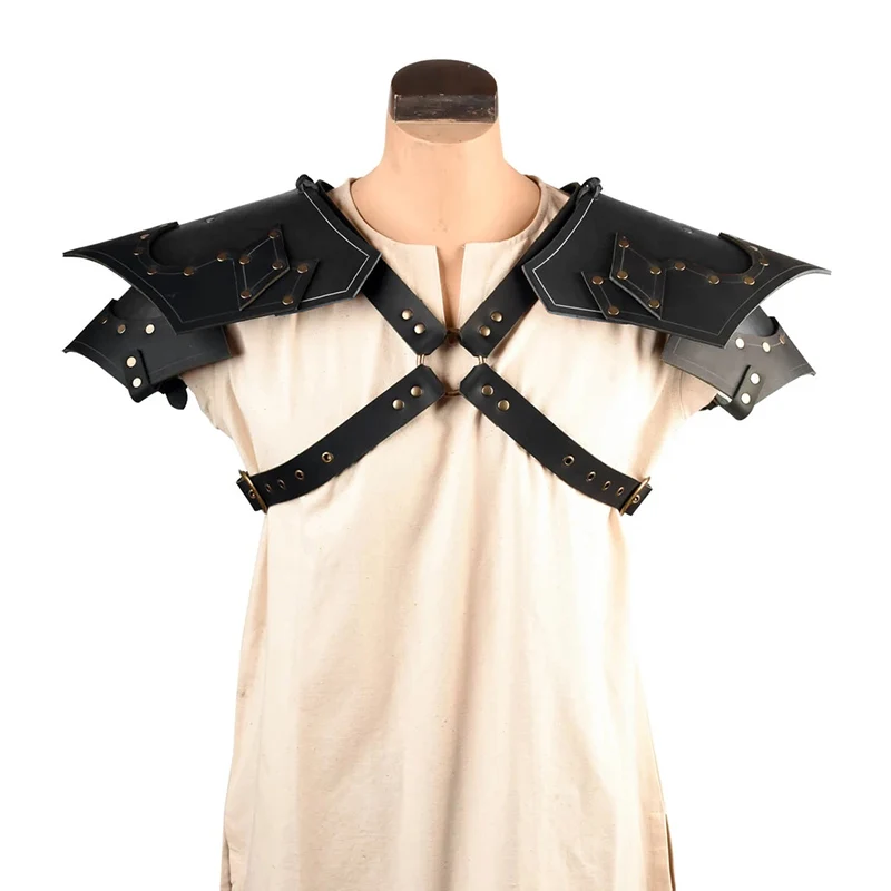 Средневековый наемник Рыцарь Костюм Pauldrons ремень Larp Paladin наплечная броня