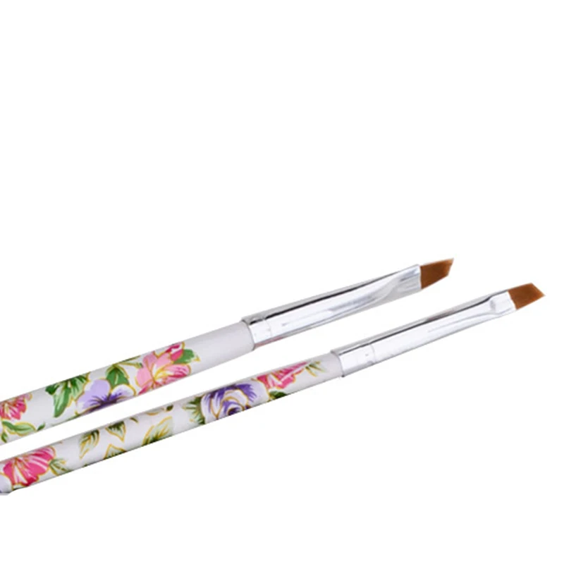 5 шт. УФ гель цветные акриловые кисти для дизайна ногтей Дизайн ногтя маникюрные