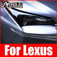 tpu car headlight film protective sticker for lexus nx rx gs is ct es gx ls lx ux car lamp film black transparent accessories
