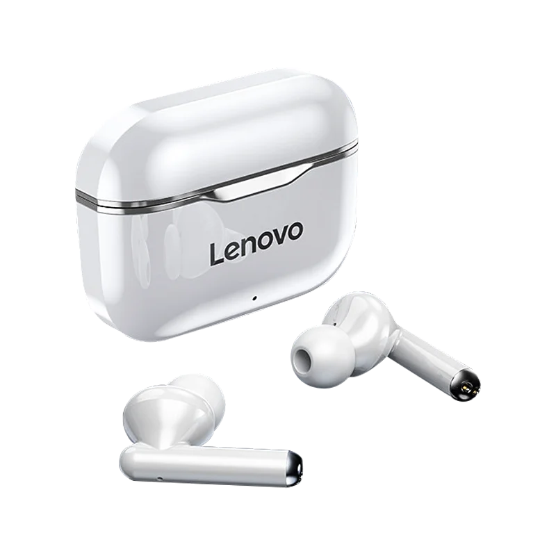 lenovo lp1 tws bluetooth earphones sports wireless headset stereo earbuds music with mic charging box for androidios headphones free global shipping