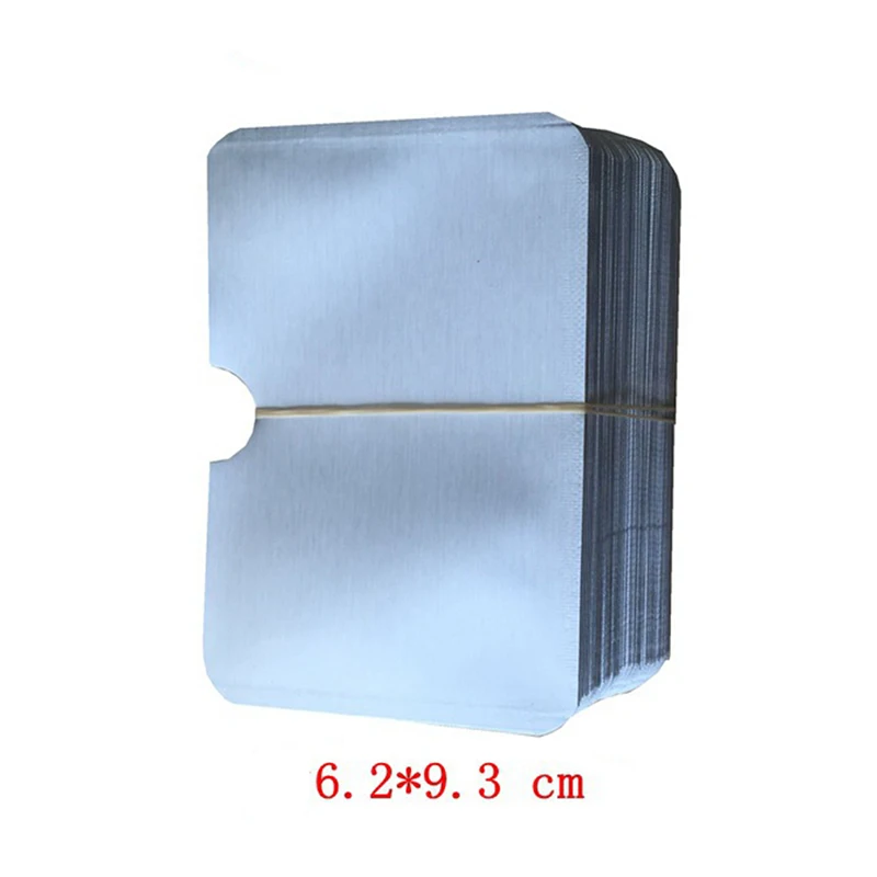 

1pc/ 10pcs Aluminum Foil Cover RFID Shielding Bag NFC Credit Card Anti-theft Brush ID Card Protector Anti-degaussing Card