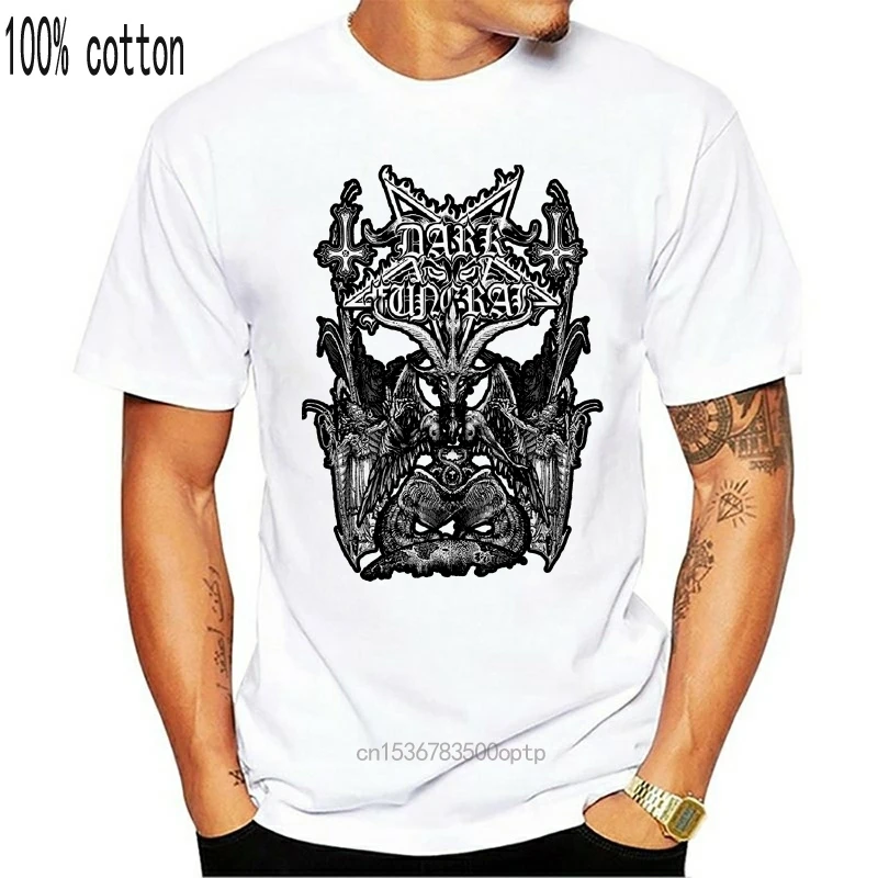 

Dark Funeral Men Baphomet T-shirt Black Adult 100% Cotton Customized Tees Short Sleeve Cheap Sale Cotton T Shirt Top Tee