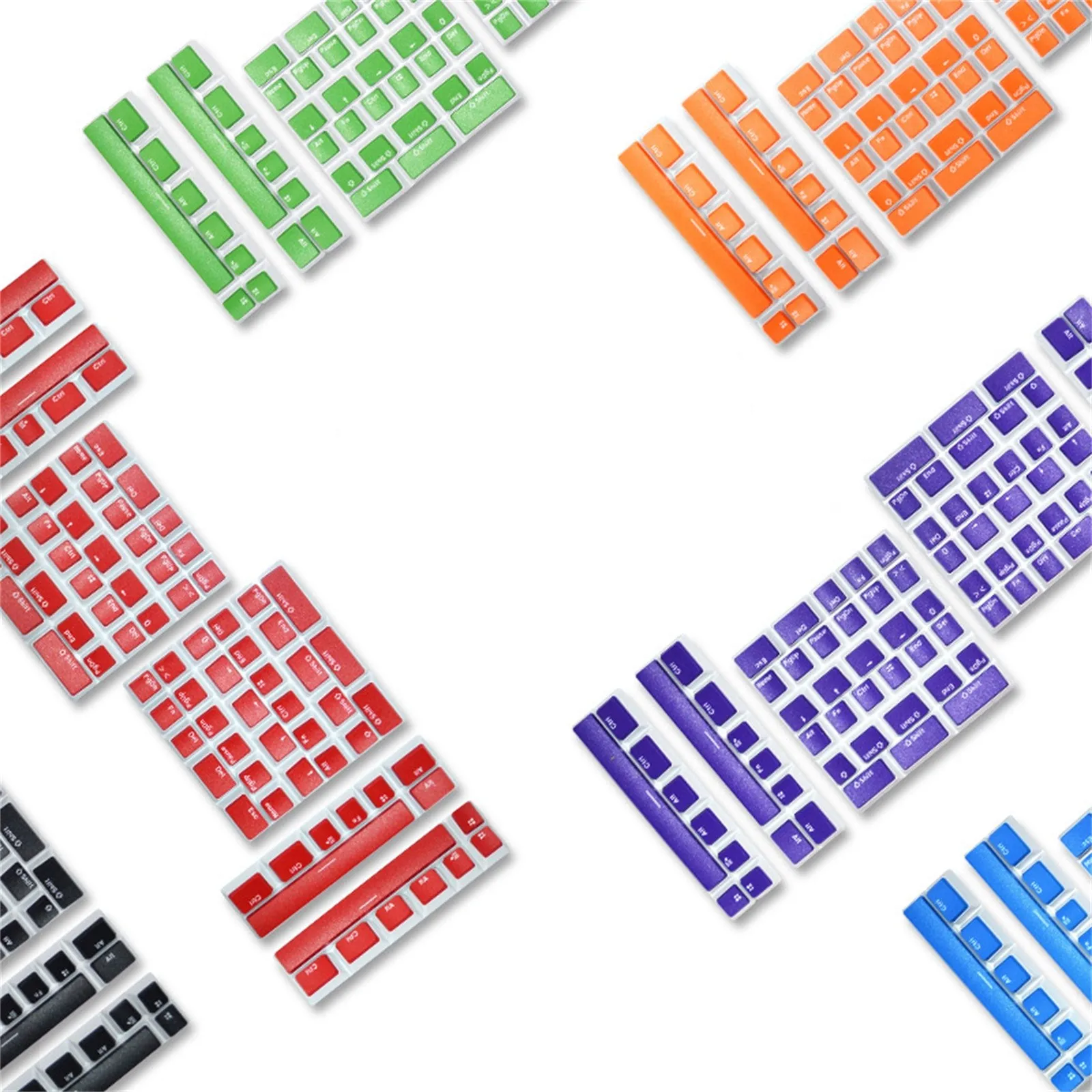 Keycaps PBT English Keycaps Kit For Logitech For K70 For 980K K90 Special Layout Mechanical Keyboard Replacement Key Pads 2021