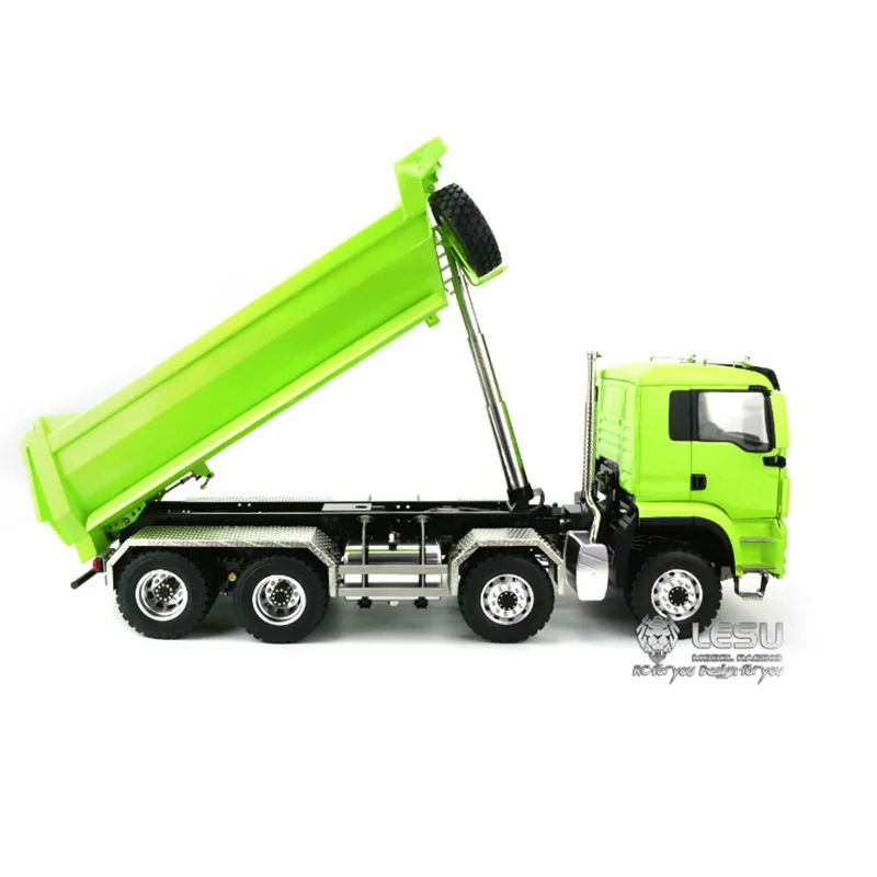 

1/14 RC LESU 8x8 передний гидравлический самосвал металлический шасси
