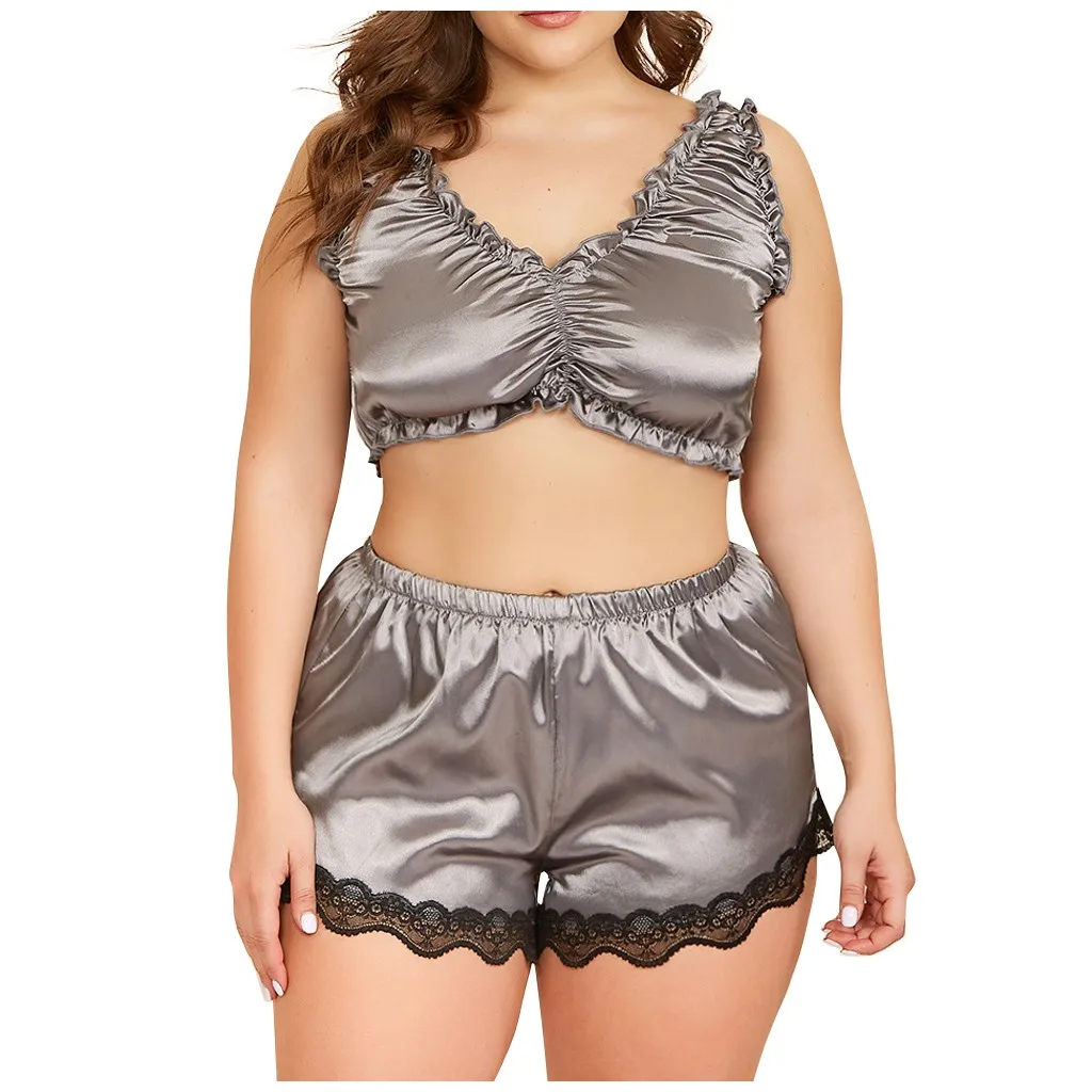 Новое сексуальное кружевное белье шелковое ночное ночная рубашка пижама