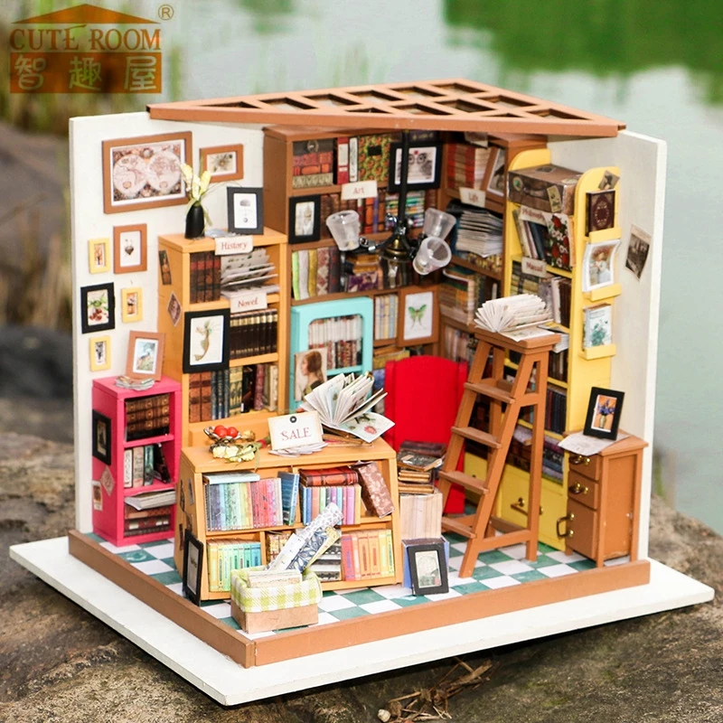 Новый 3D Кукольный дом головоломки деревянная игрушка Diy Коллекция Деревянный