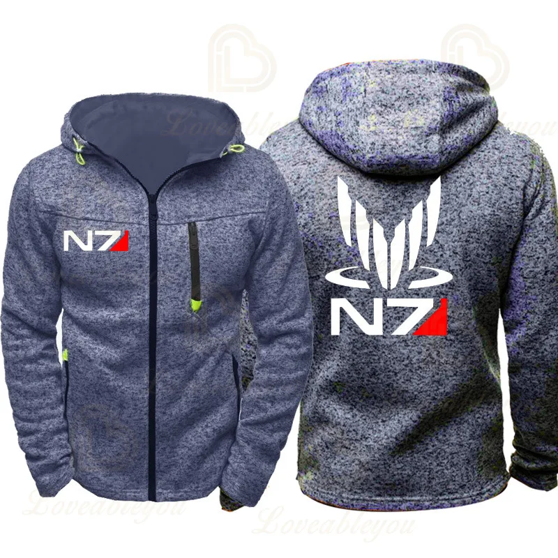 Купи 2020 New Game N7 Sweatshirt Autumn Long Sleeve Thin Hooded Jacket Clothes Men and Women Unisex Hooded Hoody Hoodies за 886 рублей в магазине AliExpress