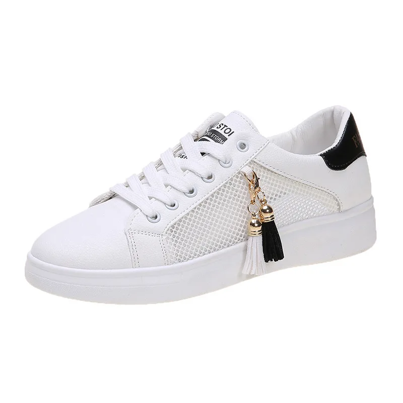 

Breathable Shoes Female Footwear British Style Casual Sneaker 2021 Fashion Women's Round Toe Tennis Dress Preppy New Summer Smal