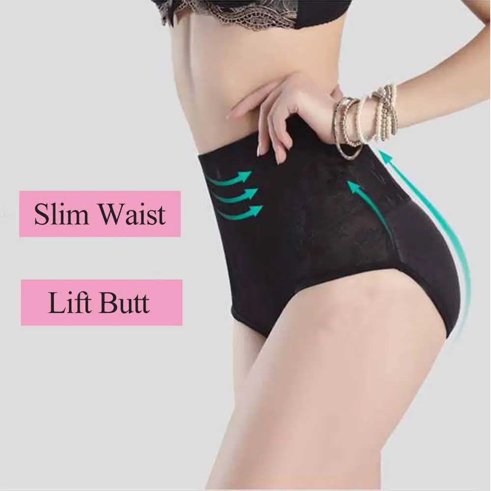 Нижнее белье для женщин бесшовное нижнее с высокой талией|Утягивающие трусы| |