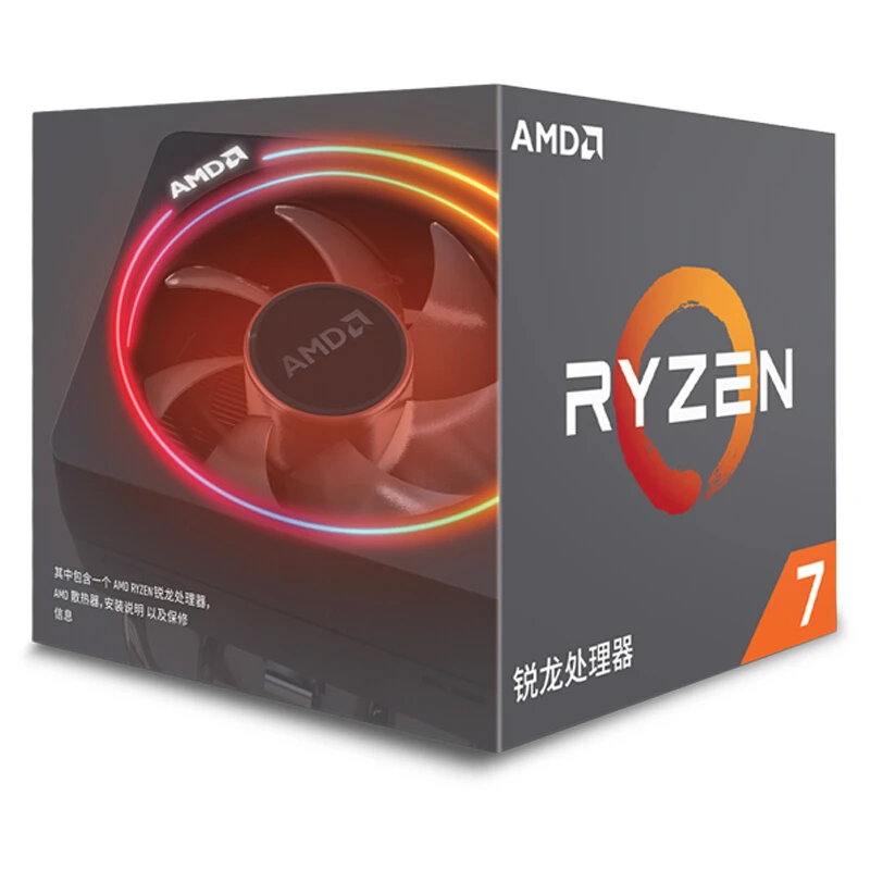 Новый amd ryzen 7 2700X процессор 3 ГГц Восьмиядерный шестнадцать-провод 105W TDP разъем AM4