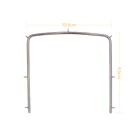 Стоматологическая резиновый изолятор слюны рамки держатель инструмент Нержавеющаясталь 10 см для стоматологии клиники стоматологических инструментов