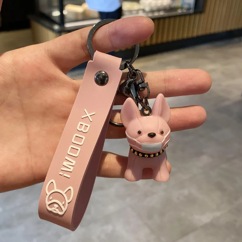 Брелок для ключей в стиле французского панка ювелирный брелок из искусственной