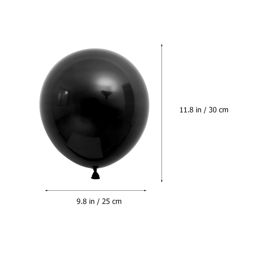 

2 Set/200pcs Latex Balloons Round Balloons Party Decorative Balloons