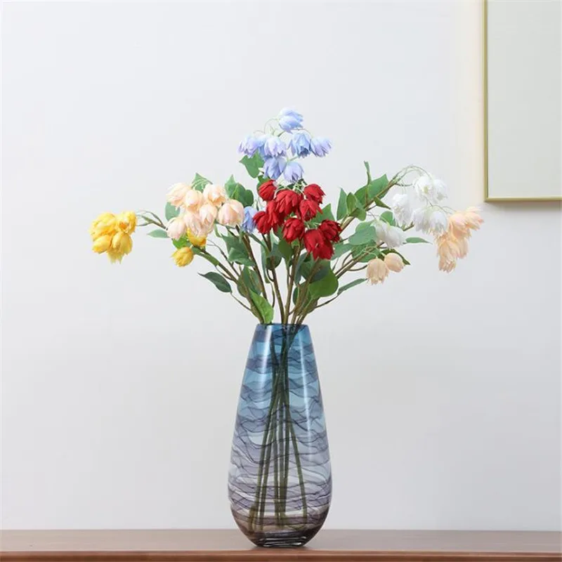 7 шт. поддельные длинный стебель цветка инволукрат 32 28 &quotДлина моделирование