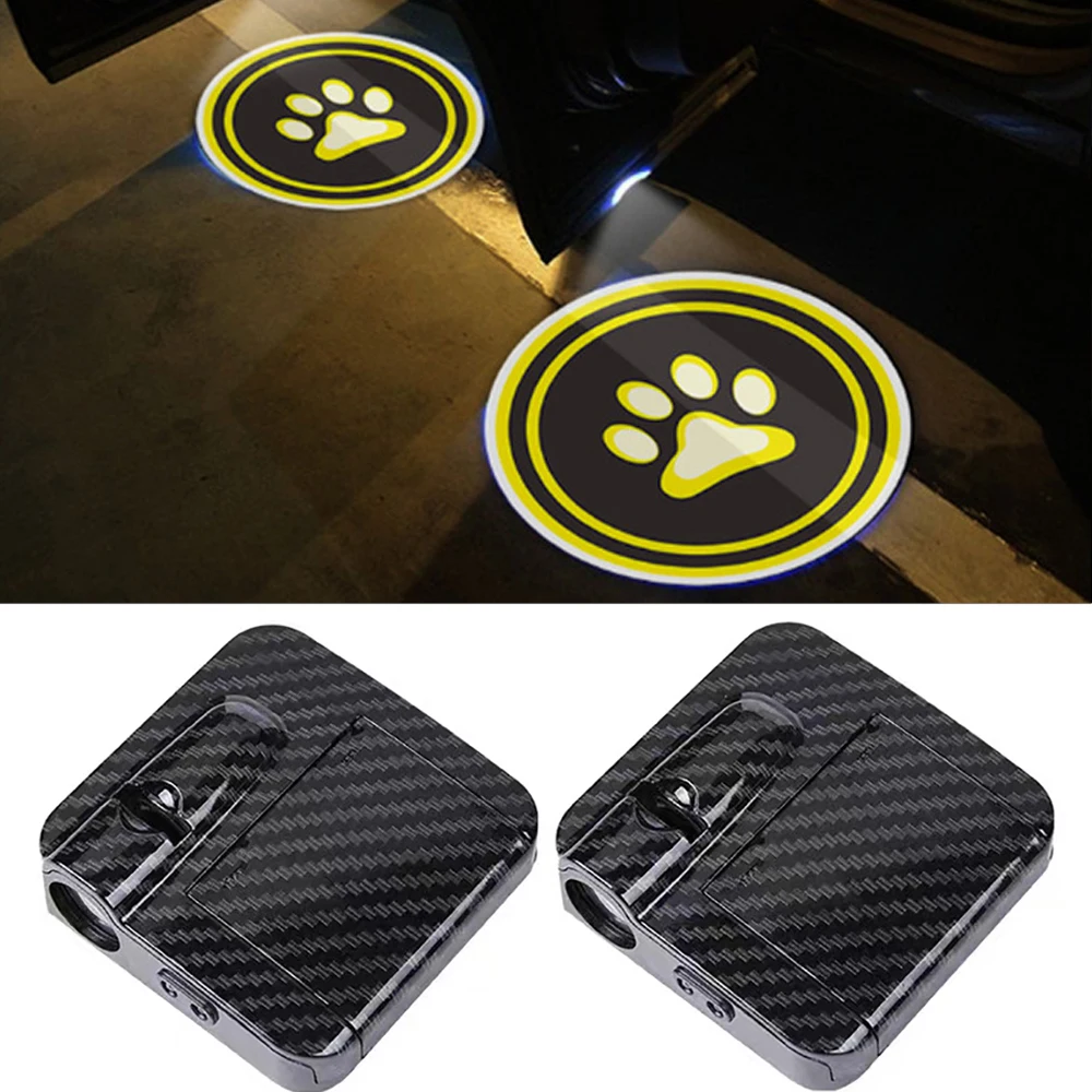 

Universal 2 Pieces Luces LED Light Logo Laser Car Door Light Step Projection Ghost Shadow Lamp Luz Courtesy Styling Accessories