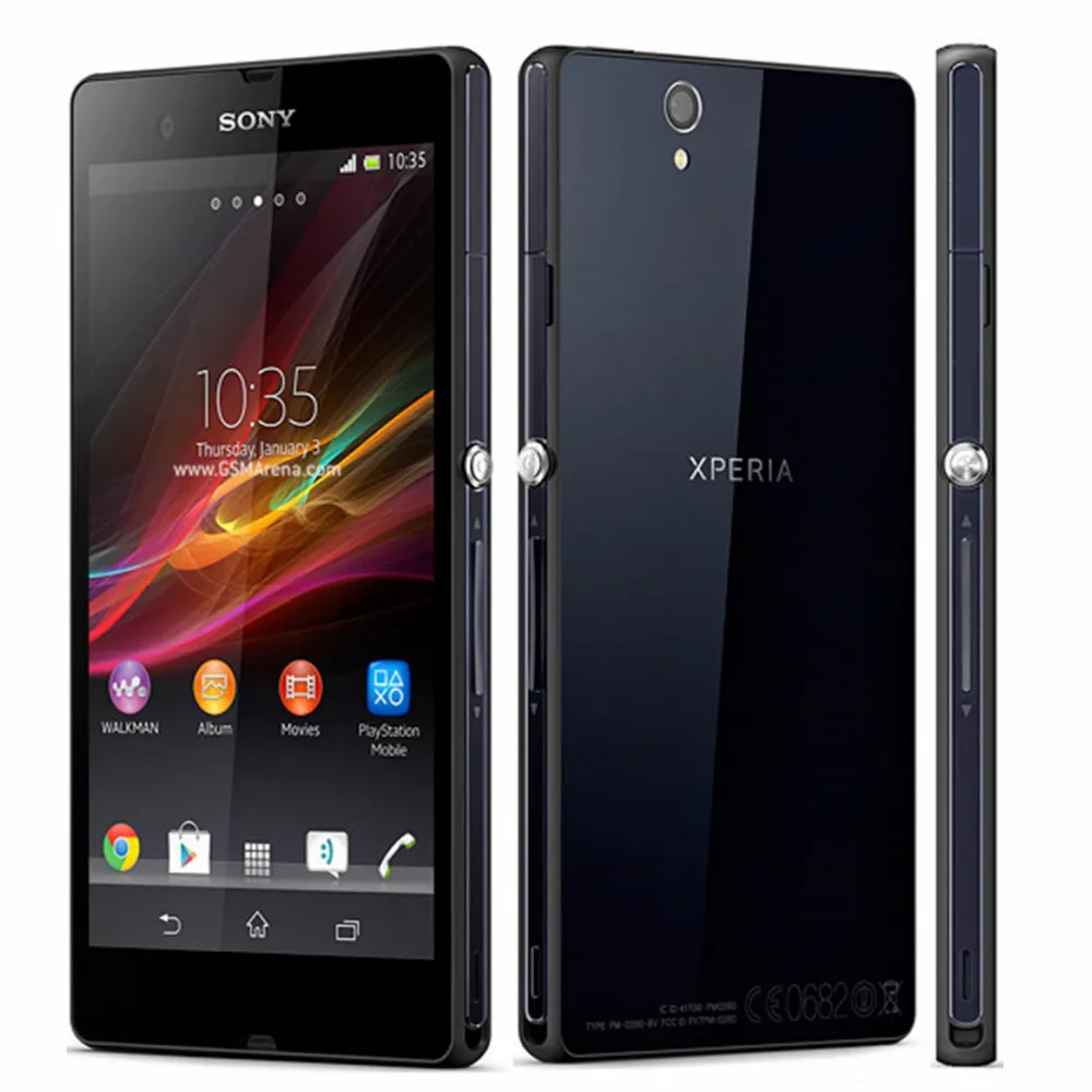 Почти новый Sony Xperia Z C6603 смартфоны б/у 4 аппарат не привязан к оператору сотовой