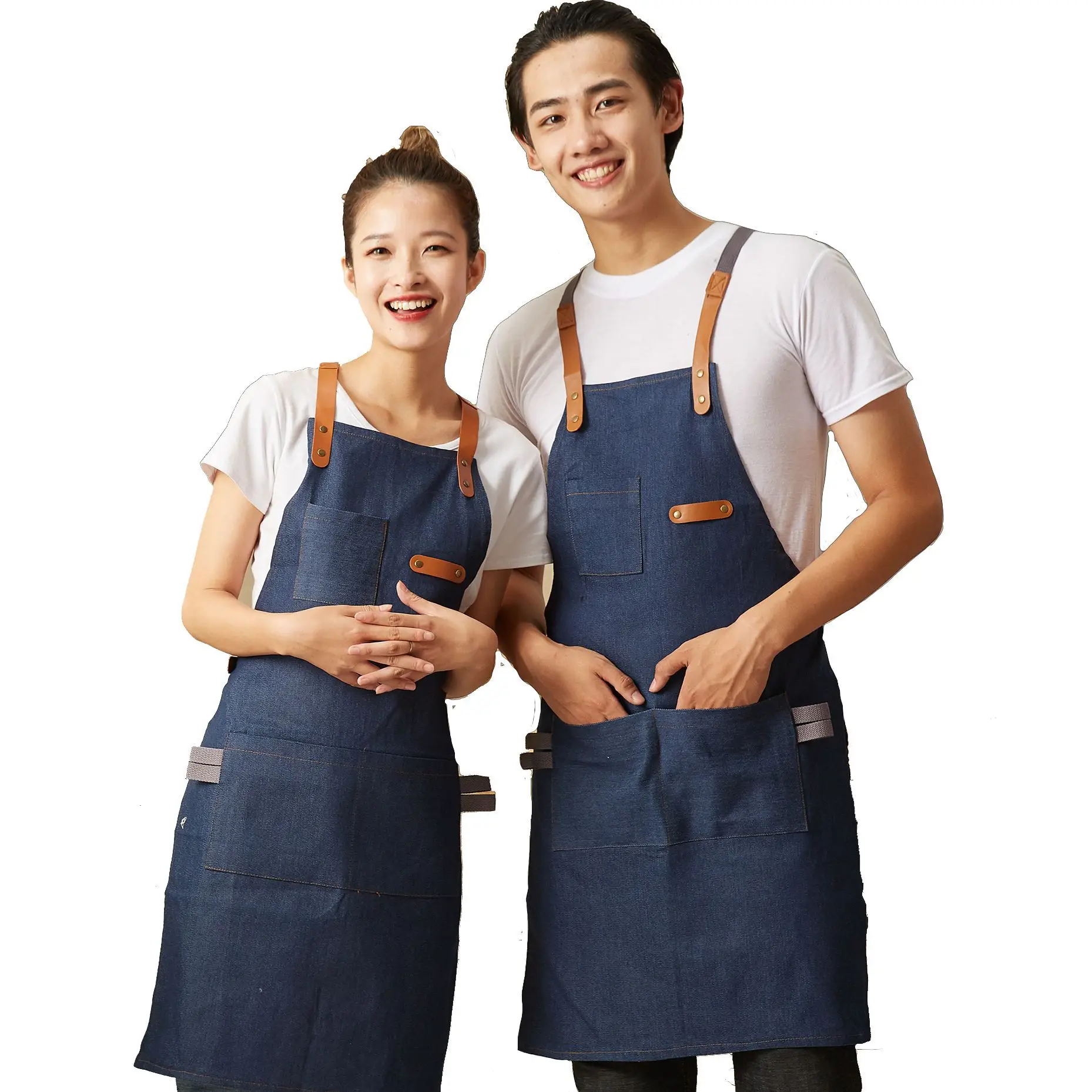 

2021 new high quality kitchen oil proof and waterproof apron women's apron