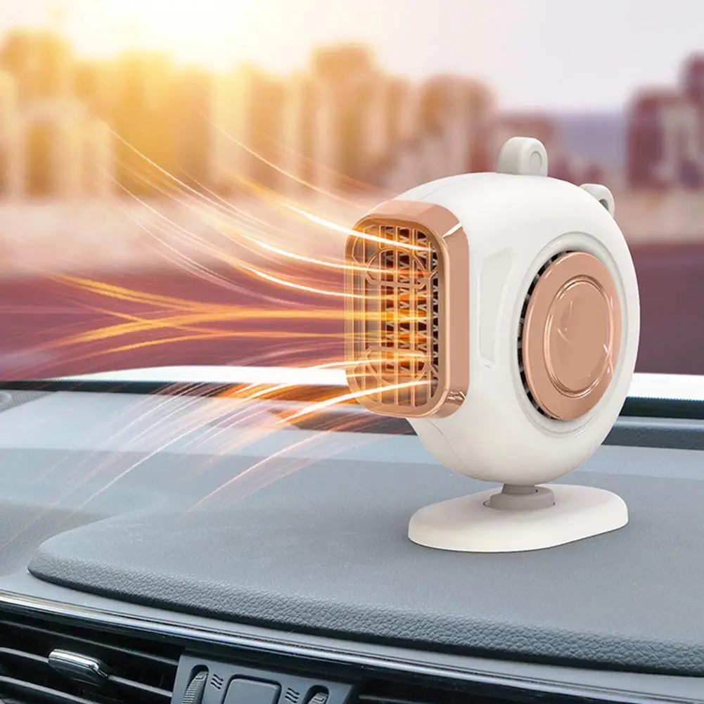 

Car Heater 12V 24V Car Lighter Portable Electric Heater 2 Speed Heating Fan Windshield Defrosting Fan Demister