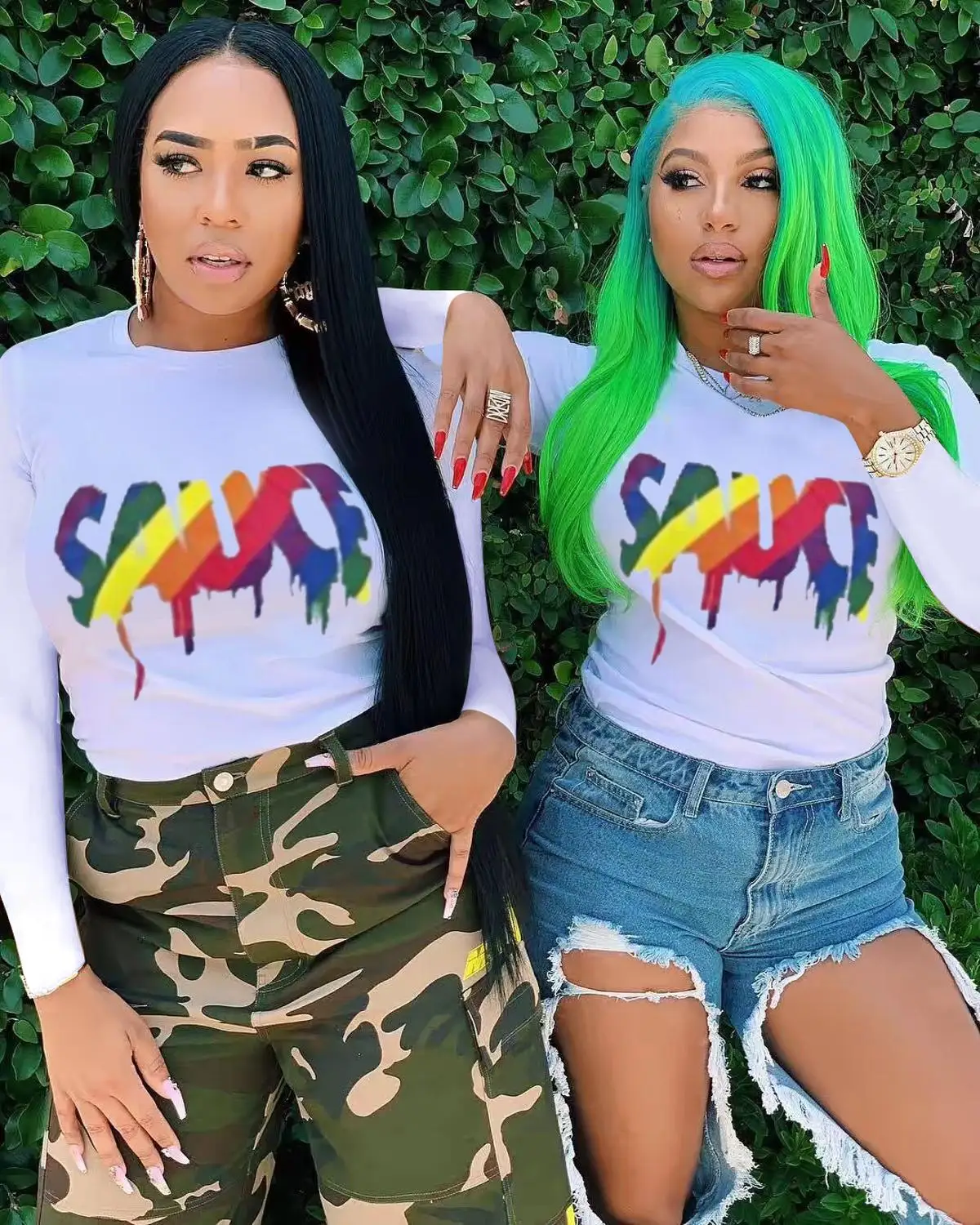 

2020 New Arrival Autumn Winter Women Long Sleeve O-neck Lips Love Print T-shirt Fashion Classic Tee Tops Lounge Wear