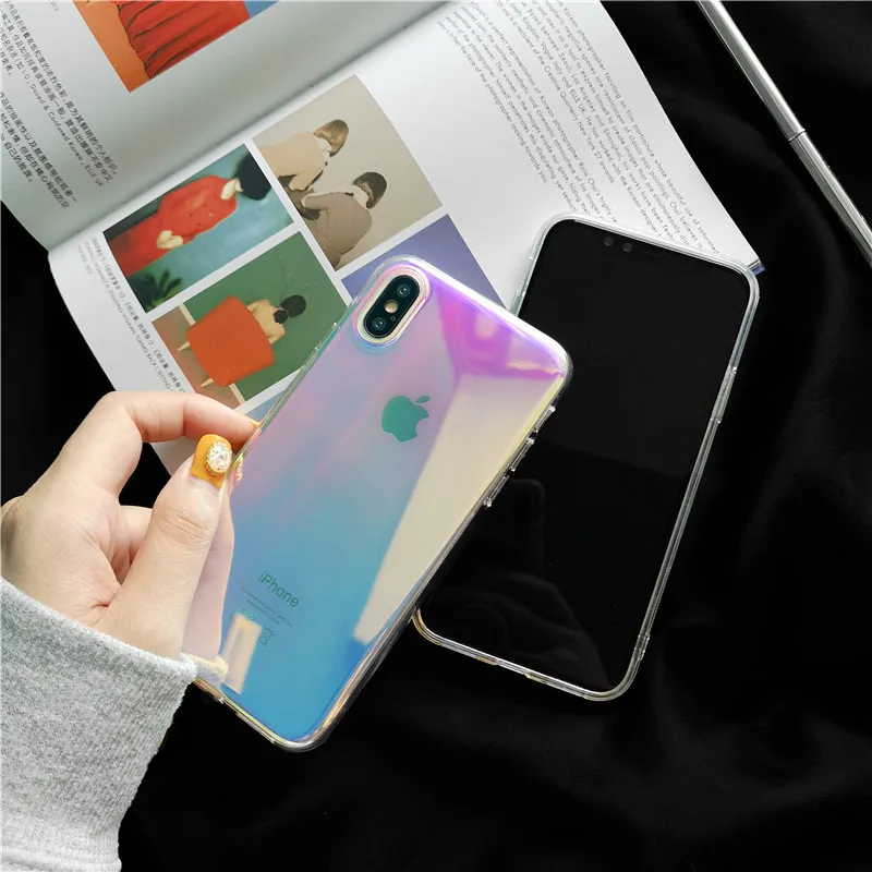 Брендовый лазерный фиолетовый светильник Tide для iPhone 11 Pro X XS Max XR 8 7 6 6s Plus