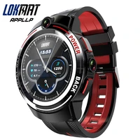 lokmat appllp 3 android smart watch men 1 39 inch round amoled screen wifi 4g smartwatch women dual camera calls detachable band