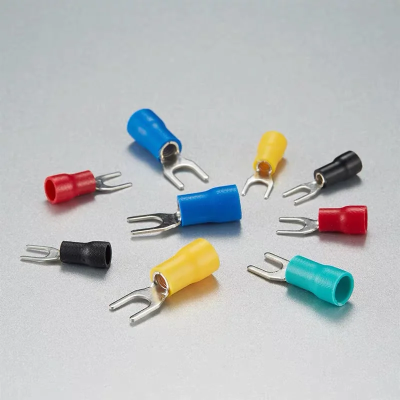 50pcs SV2-3 SV2-4 SV2-5 SV2-6 Wire connector Fork Spade Crimp Insulation Terminal Cable Connector terminal 1.5-2.5mm2 | Обустройство