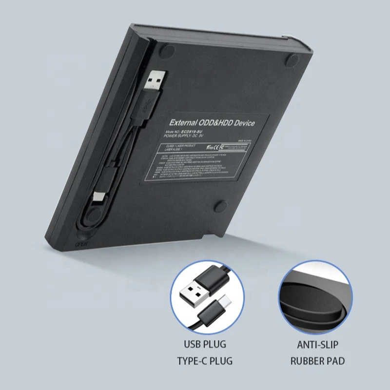 Внешний привод CD/DVD USB 3 0 и Type-C DVD ROM записывающее устройство оптический ридер