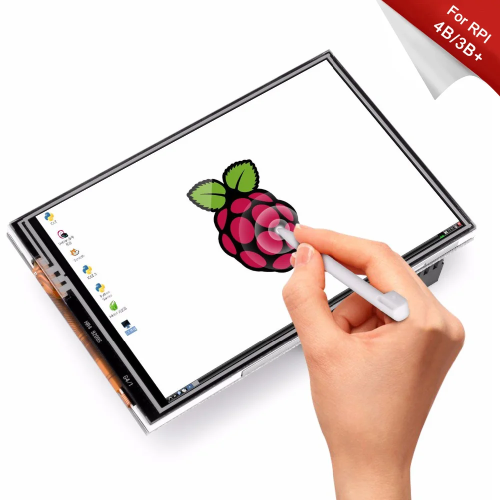Raspberry Pi 4 Модель B /3B +/3B 3 5 дюймовый сенсорный экран TFT LCD предназначен для 125 МГц