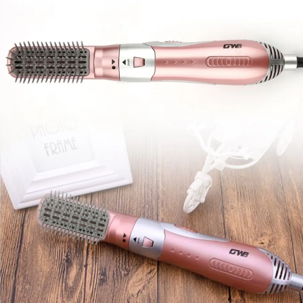 2 в 1 фен Многофункциональный выпрямитель для волос расческа и завивка Расческа