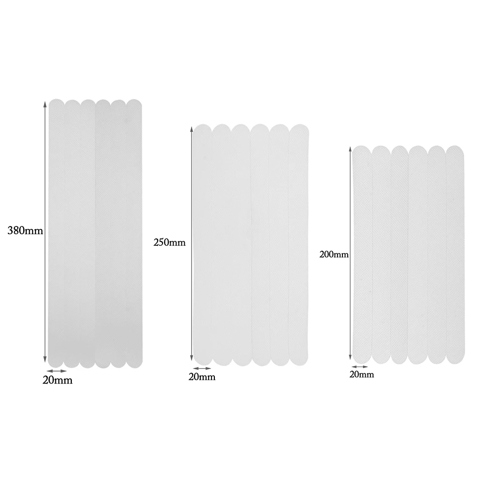 6 шт./компл. Ванная комната лента Нескользящие наклейки коврик анти скольжения