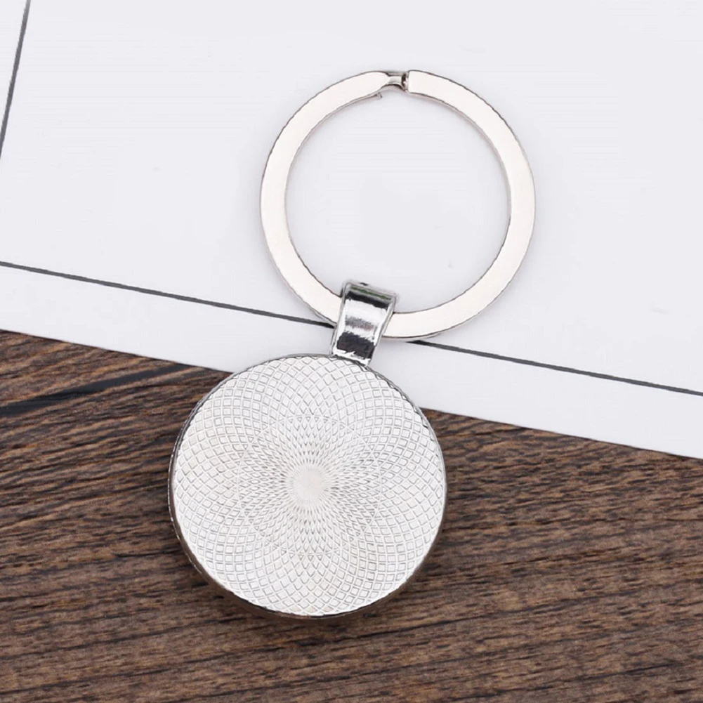 Новая мода мини английская католическая Роза брелок для ключей Религиозная