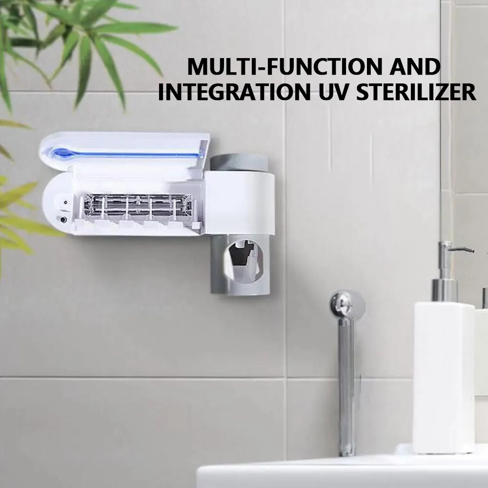 УФ-светильник стерилизатор для зубных щеток 3 в 1 держатель очиститель